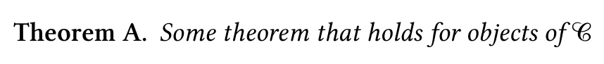 An italic letter colliding with a following calligraphic symbol.
